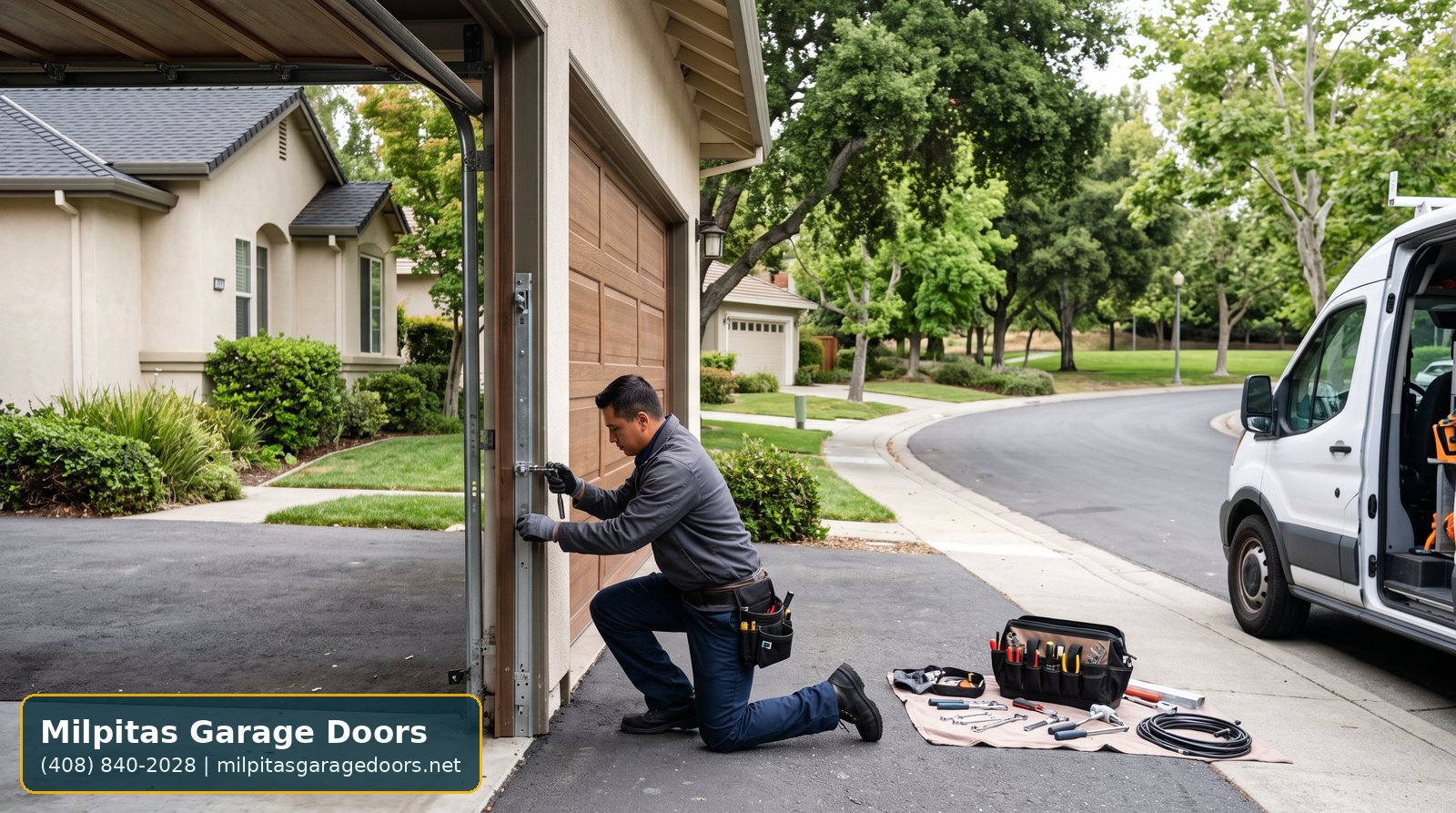 Cardoza garage door repair service image for Milpitas Garage Doors