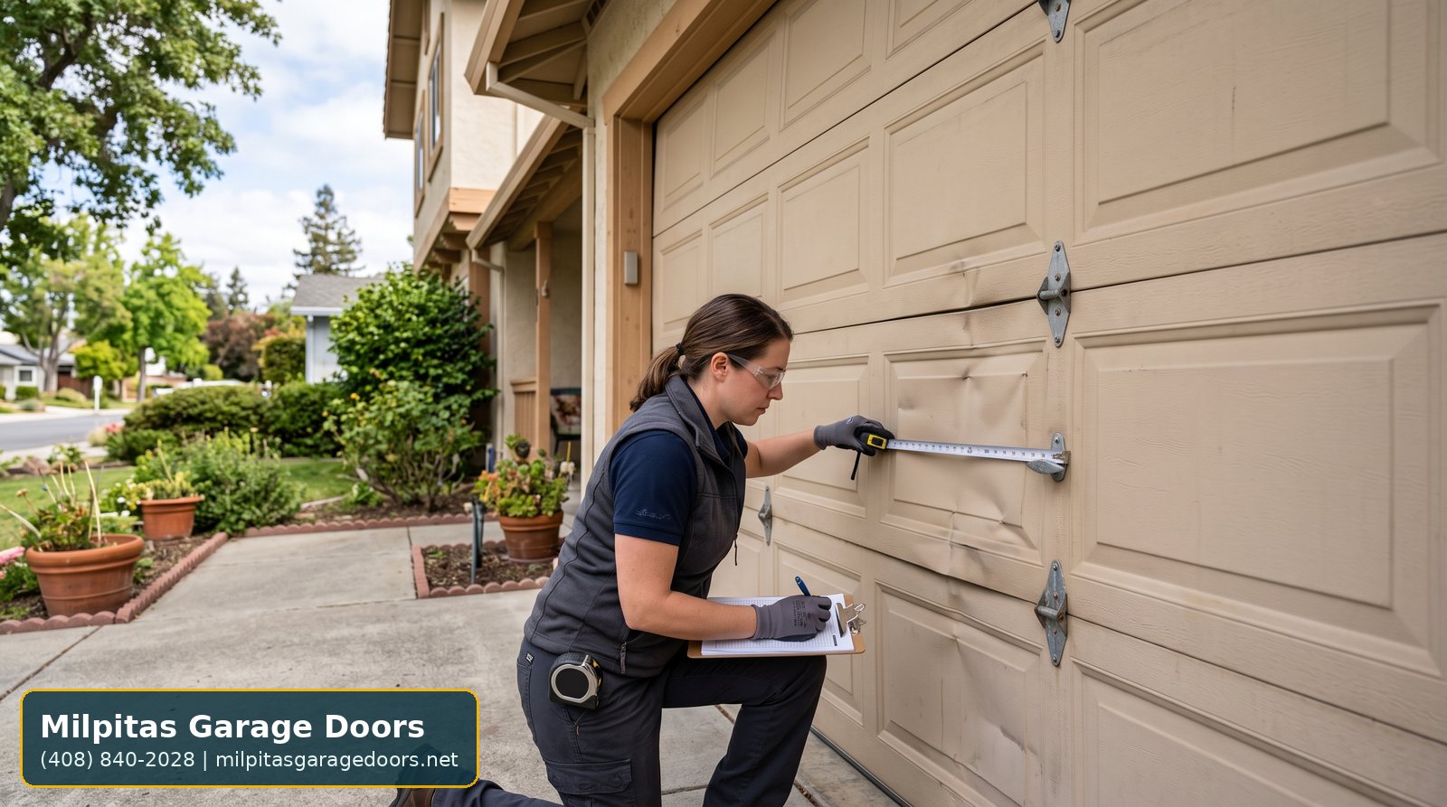 garage door panel replacement Milpitas service image for Milpitas Garage Doors