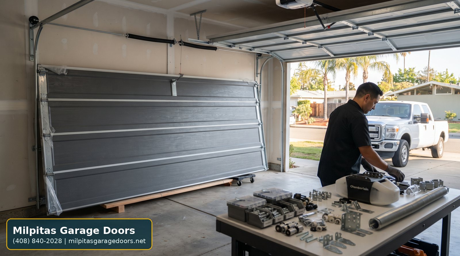 garage door replacement cost Milpitas service image for Milpitas Garage Doors