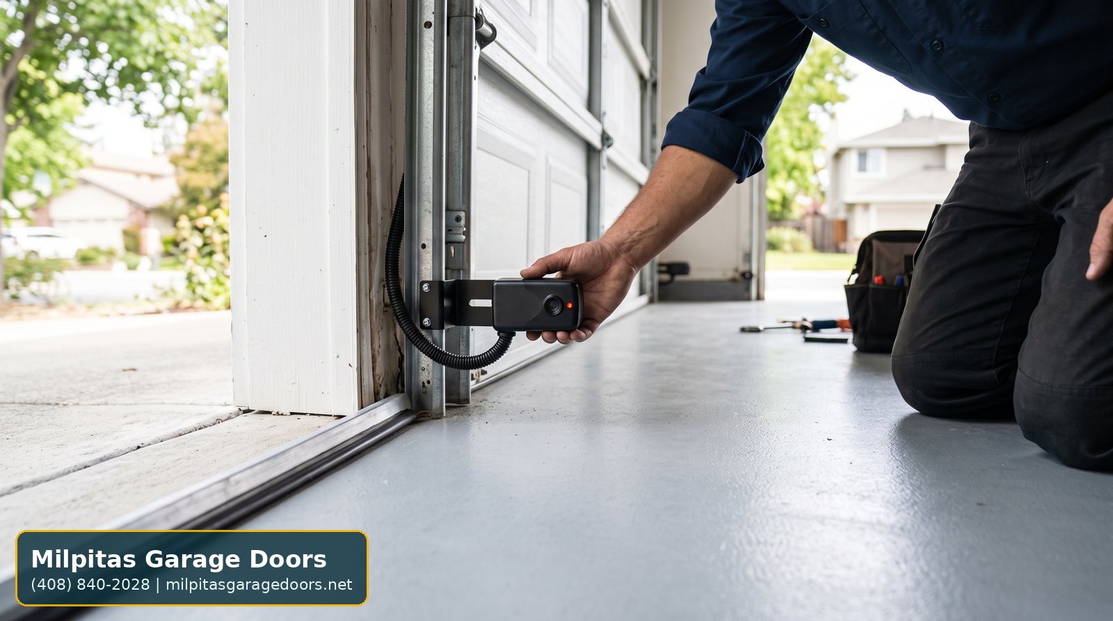 garage door sensor repair Milpitas service image for Milpitas Garage Doors