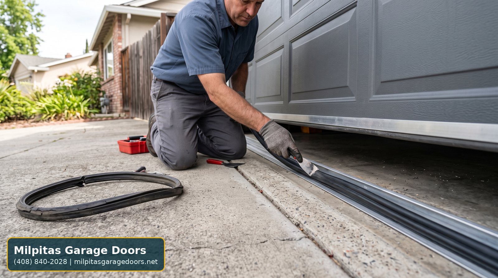 garage door weather seal Milpitas service image for Milpitas Garage Doors