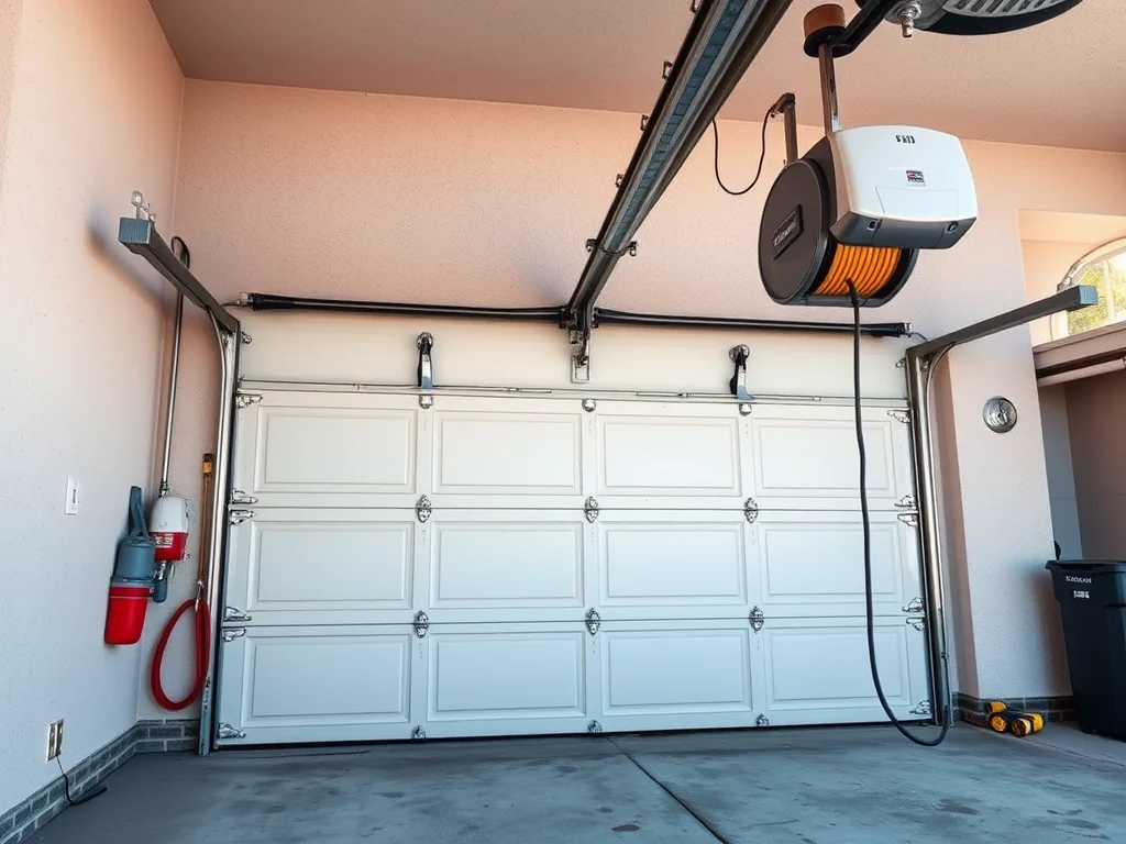 Garage Door Cable Repair editorial image for Milpitas garage door service